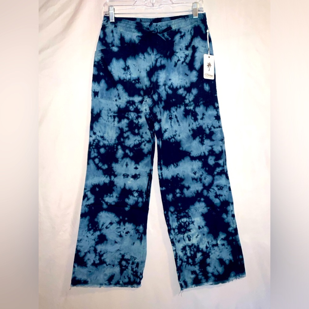 NWT‎ Women’s PJ Salvage Loungewear Lounge Pants Almost Famous Chambray Blue - S